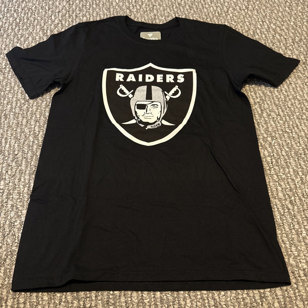 Fanatics Black Raiders T Shirt‎ #98 Maxx Crosby Size Small Short Sleeves NWT - Picture 2 of 5